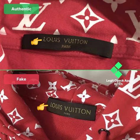 louis vuitton hoodie neck tag.